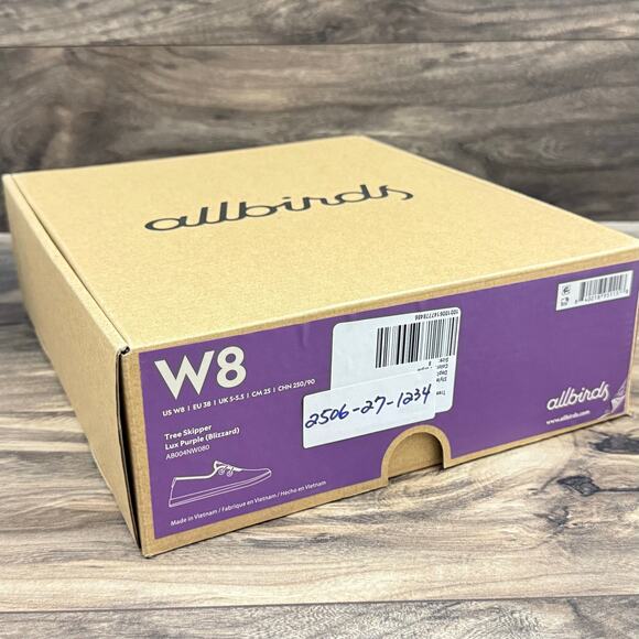 NIB Allbirds Tree Skipper Womens 8 38 Casual Sneaker Lux Purple - Picture 12 of 15